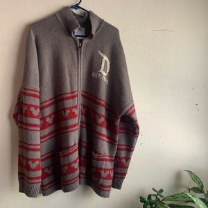 Disneylamd full zip sweater, spirt jersey.